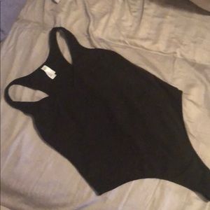 Black American Apparel Bodysuit